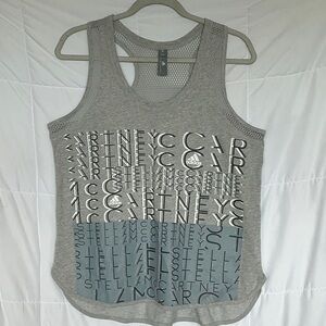 Adidas x Stella McCartney Graphic Racerback Tank Top Relaxed Fit size me…